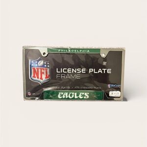 NFL Philadelphia Eagles License Plate Frame - Green and Silver